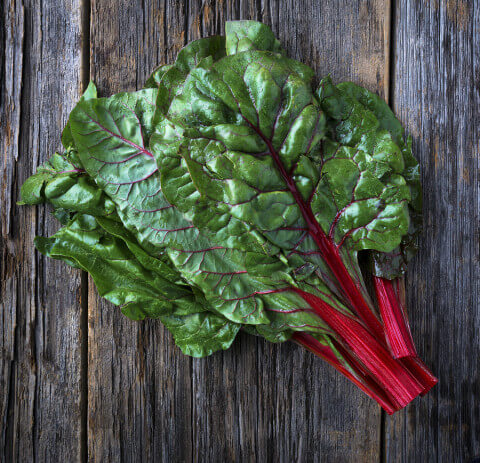 swiss chard eating